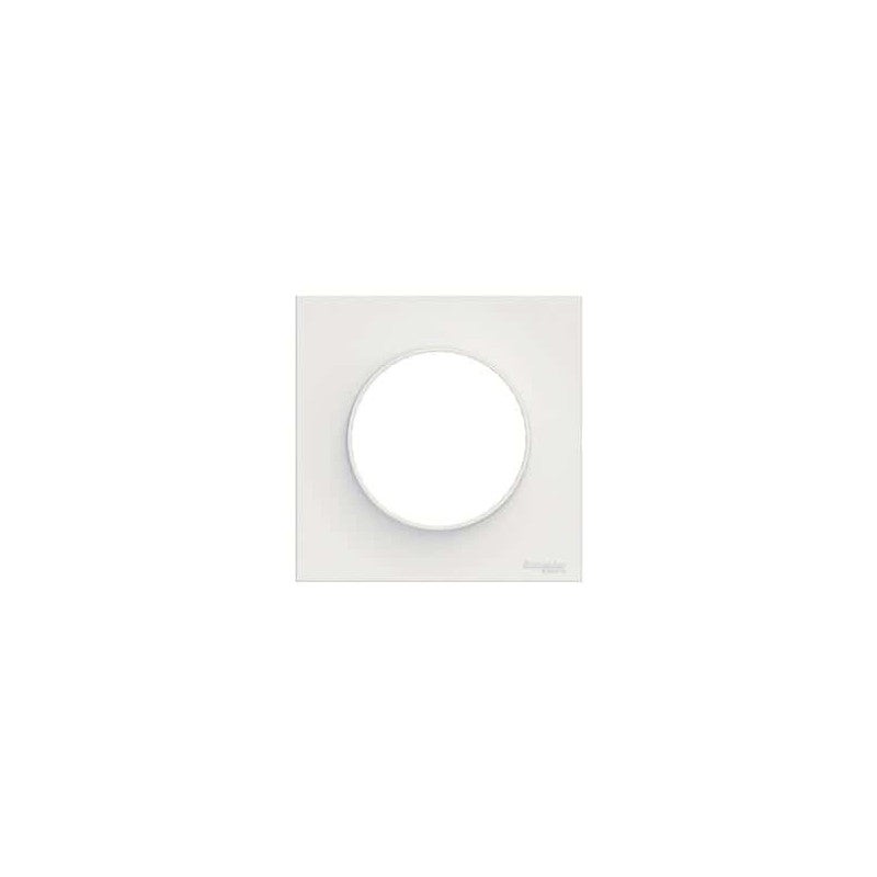 Płytka wykończeniowa Schneider Electric Odace Styl biały 85x85mm