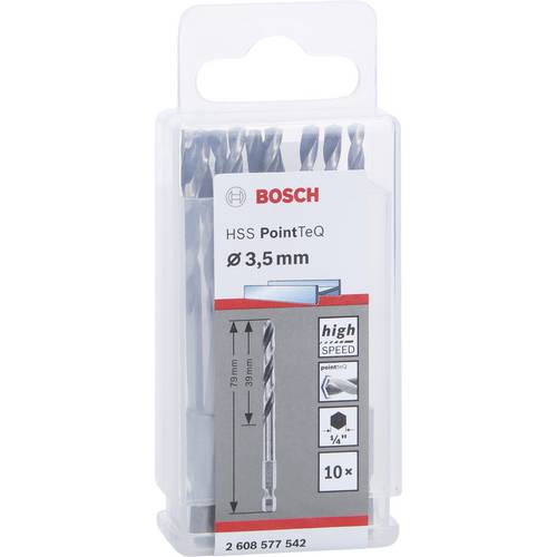 Bosch Accessories 2608577542 - Set di punte per trapano a coda, 10 pezzi