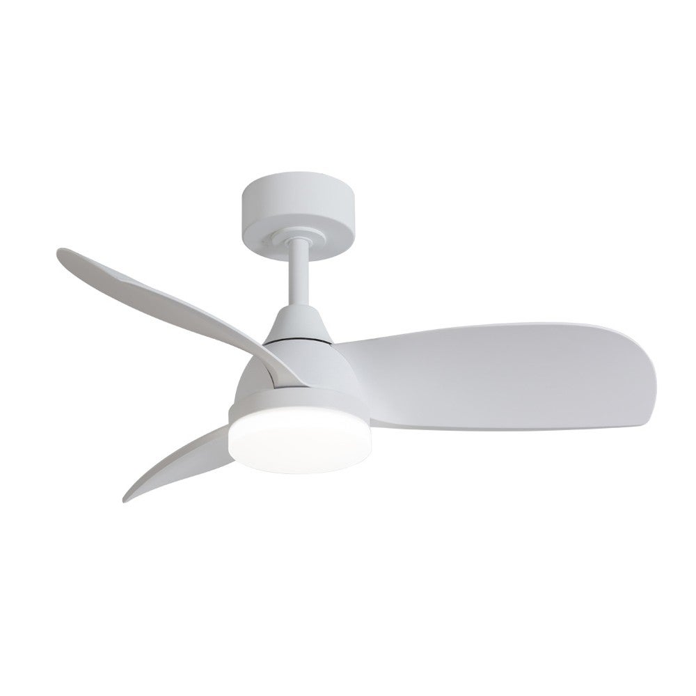 Ventilatore a pale bianco da soffitto con telecomando 39mq - 9985