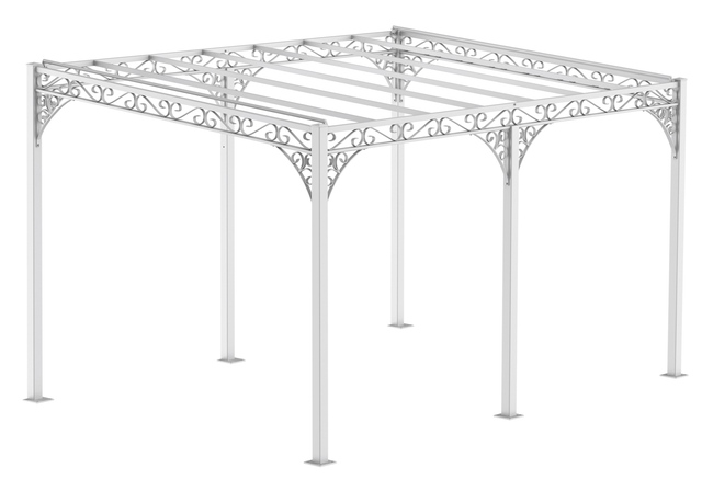 Pergola Da Giardino SUSIRE In Ferro - Gazebo Per Piante Rampicanti, Matrimoni E Eventi | Tetto Ombreggiante