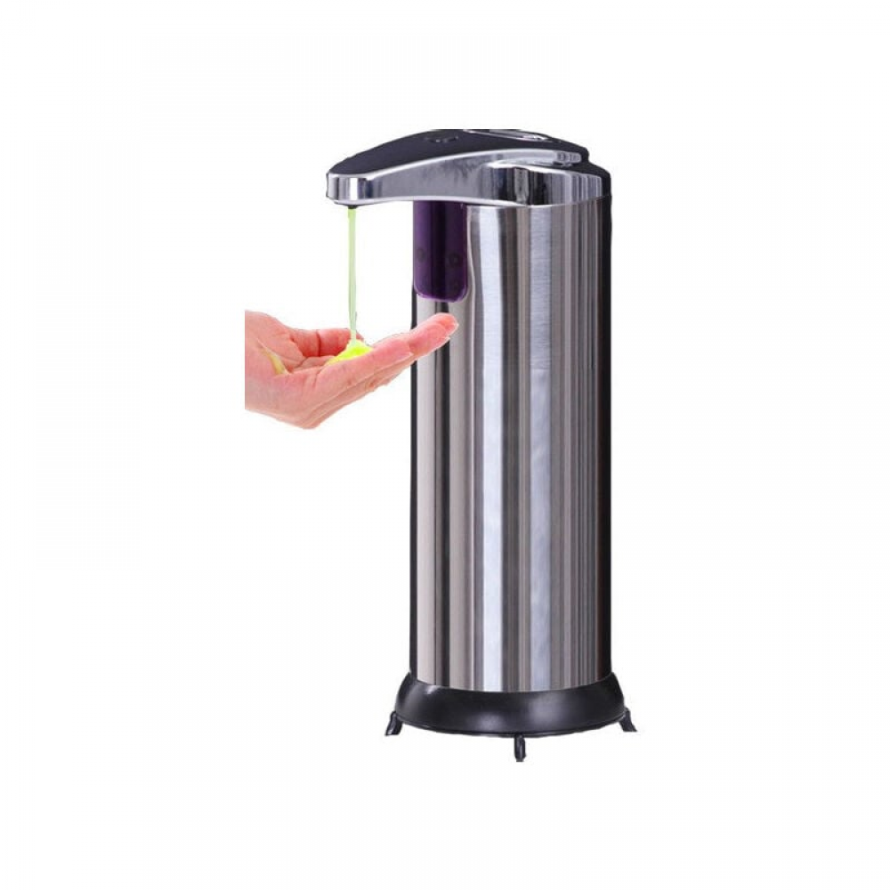 Automatyczny dozownik mydła 250ml do łazienki i kuchni, automatyczny dozownik mydła do szamponu i żelu pod prysznic z czujnikiem