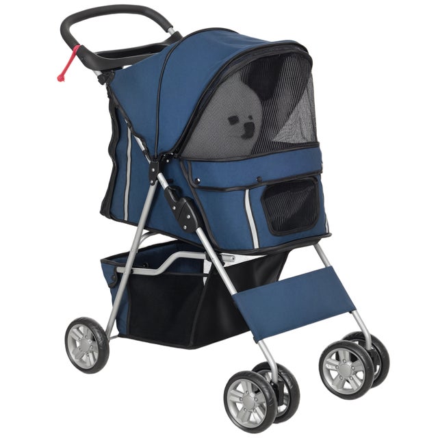 Poussette Valise Réversible Kidilo - Bleu Foncé - Maroc