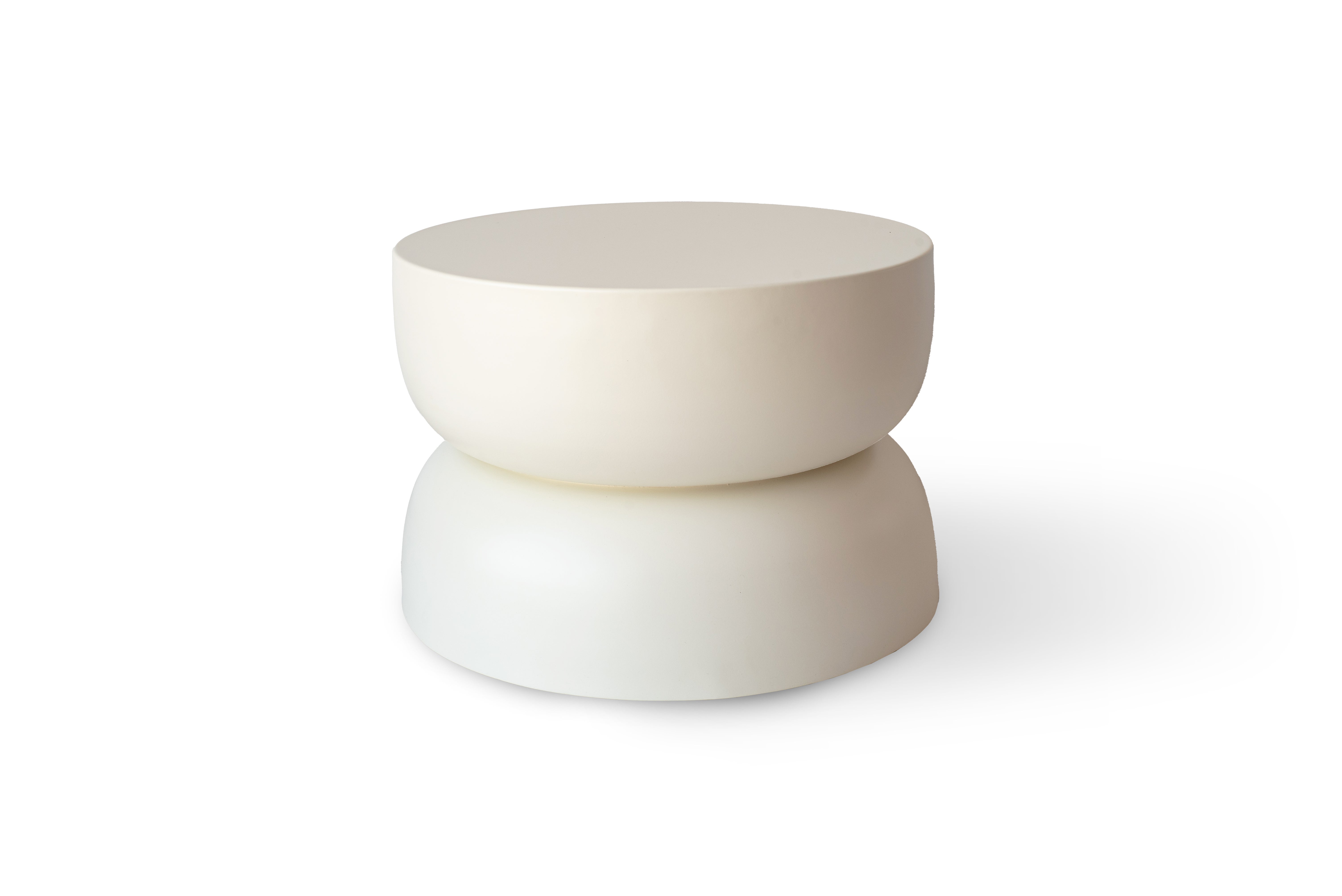HIKUI CREAM STOLIK POMOCNICZY 60x60x35CM