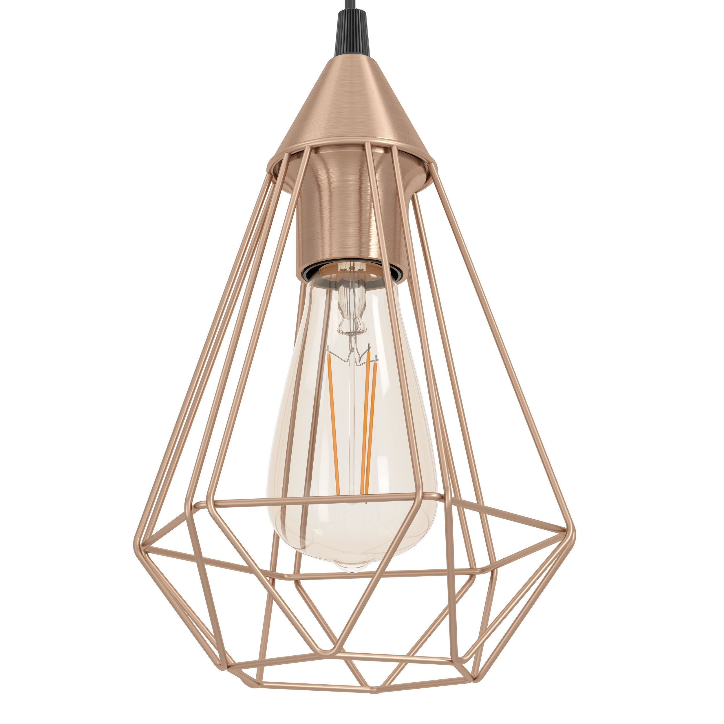 TARBES-Suspension 3 Lumières Grappe Métal Ø31cm - - 4