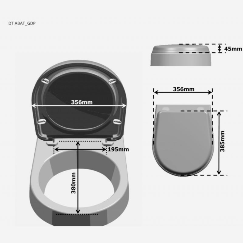 Dimension lunette wc hotsell