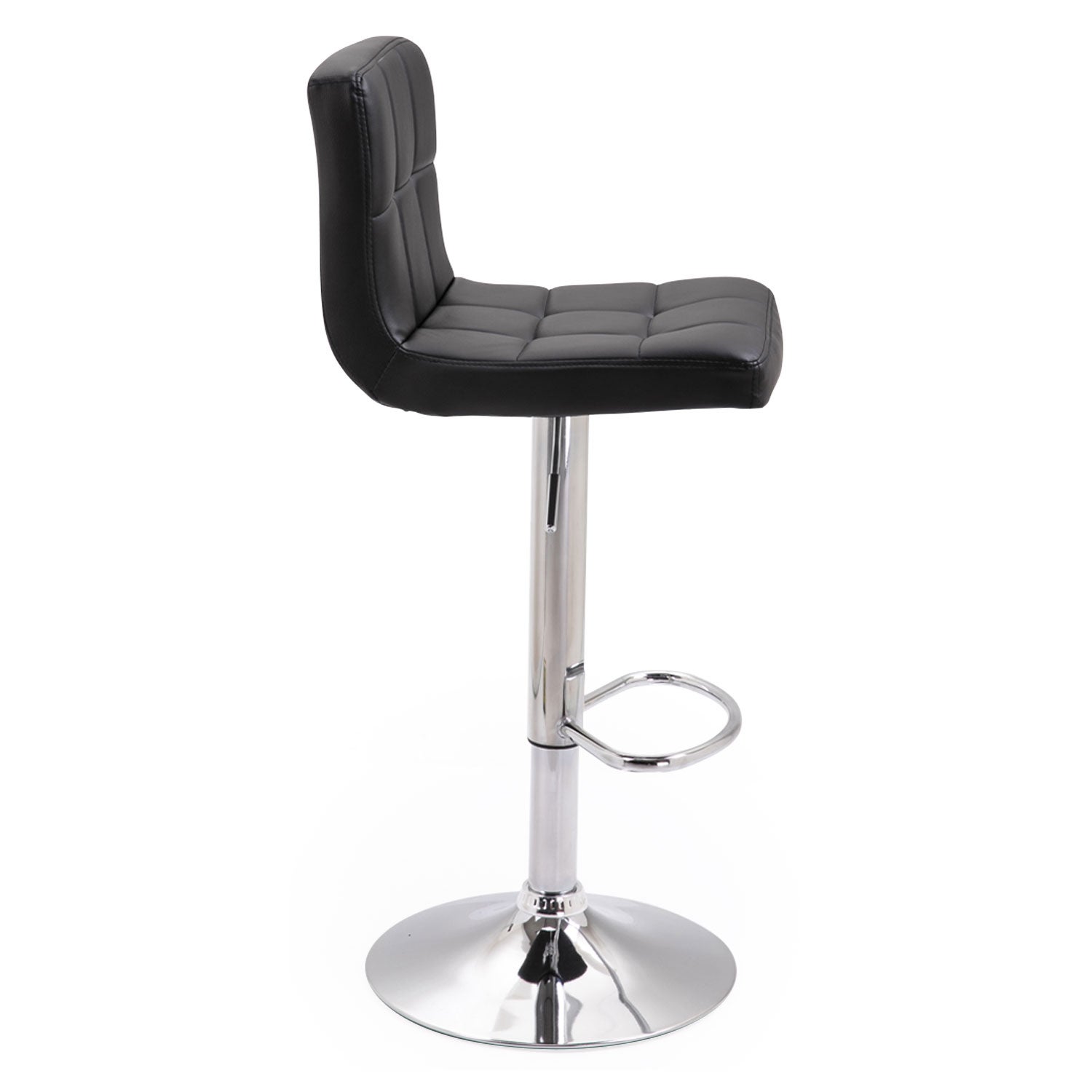Lot de 2 tabourets de bar noir MIKE - 8