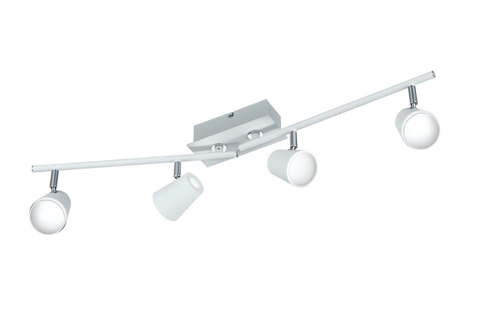 Reflektor sufitowy spot natynkowy listwa Narcos biały LED 6W 3000K 550 lm wym: 81,5 x 8 cm metal Trio