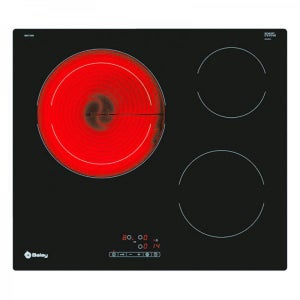 Piano cottura elettrico in vetroceramica 4 zone