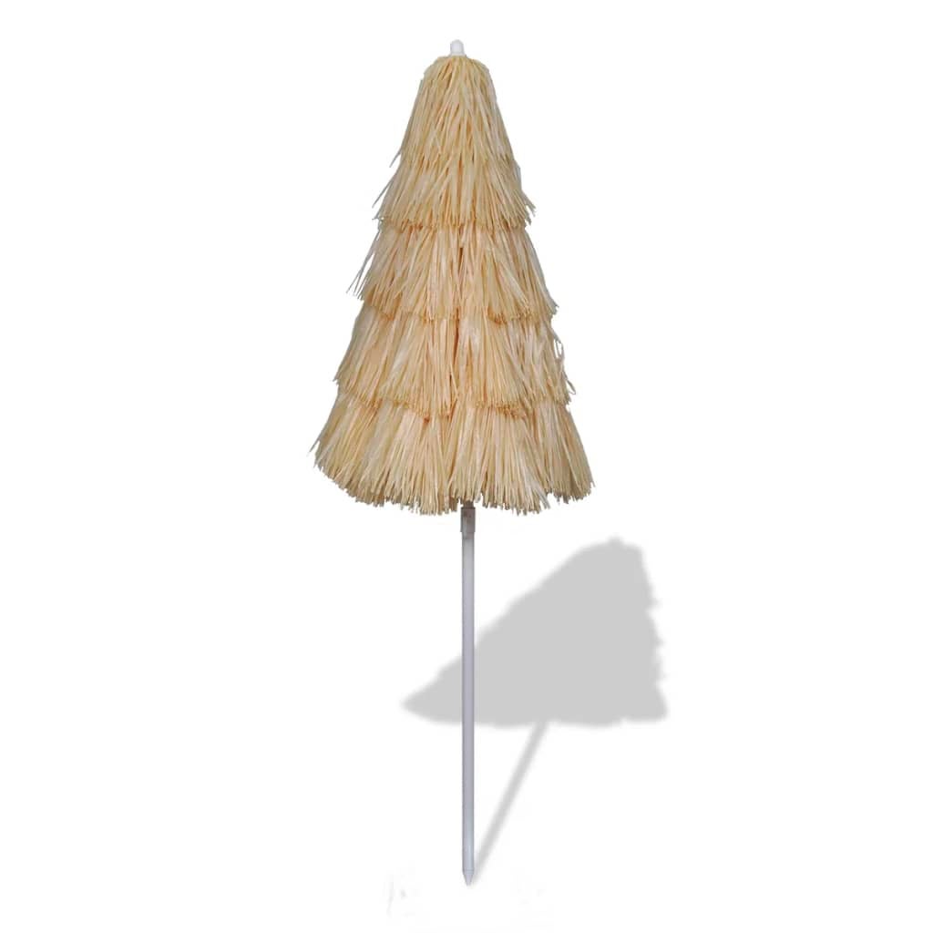 Parasol de plage inclinable style Hawaii - 2