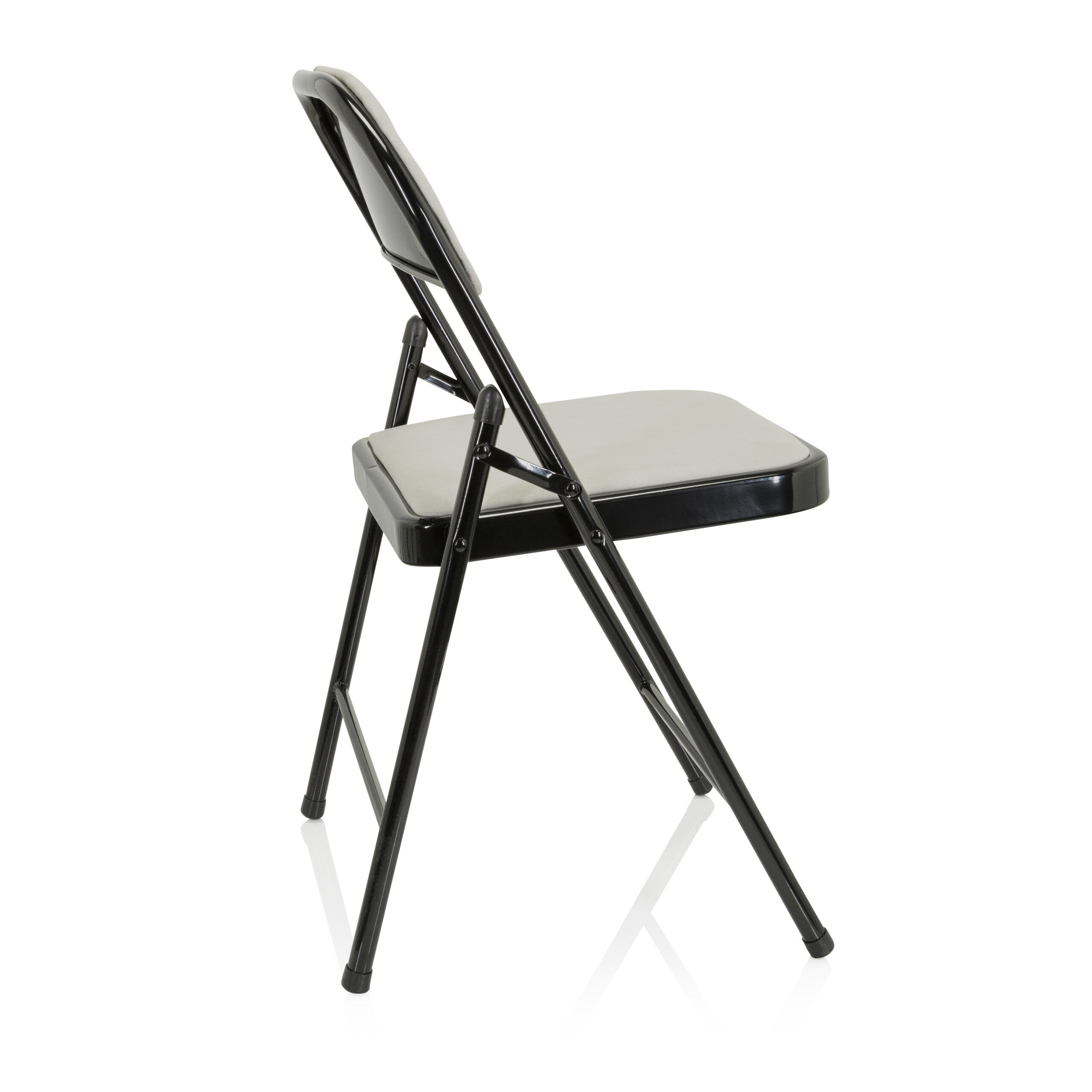 Sedia da conferenza / Sedia pieghevole / Sedia da visitatori TUDELA I velluto bianco hjh OFFICE - 8