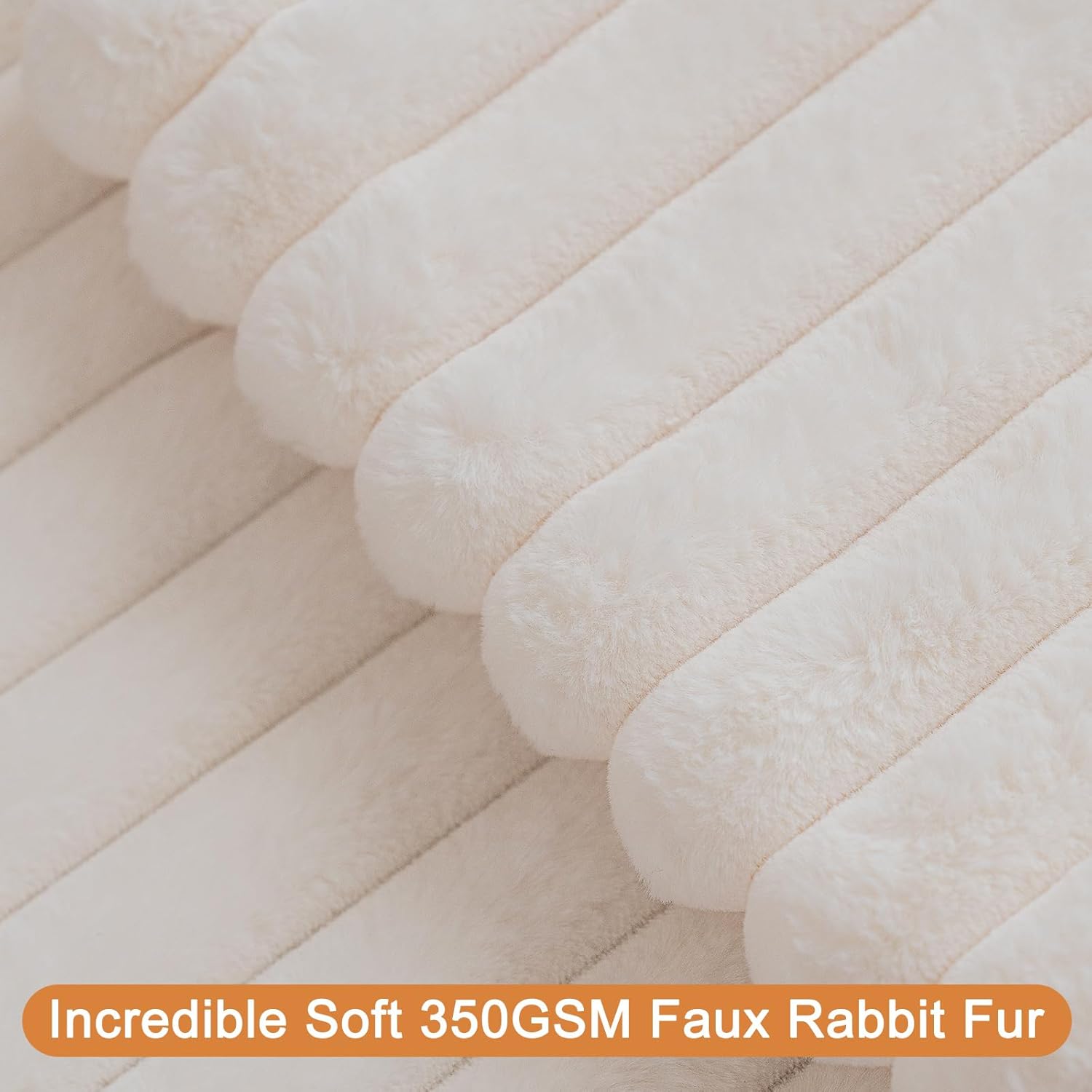 2 housses de coussin réversibles en fausse fourrure, 45 x 45 cm, housses de coussin décoratives pour canapé-lit douces et confortables - 2
