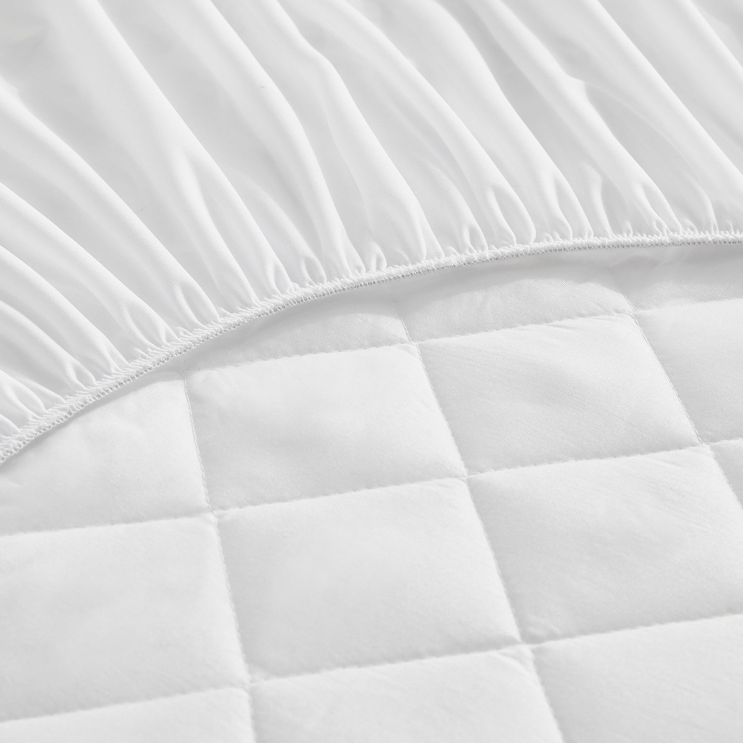 Protector colchón 150x200cm PIKOLIN HOME Impermeable y Antiácaros Hasta 32cm - 3