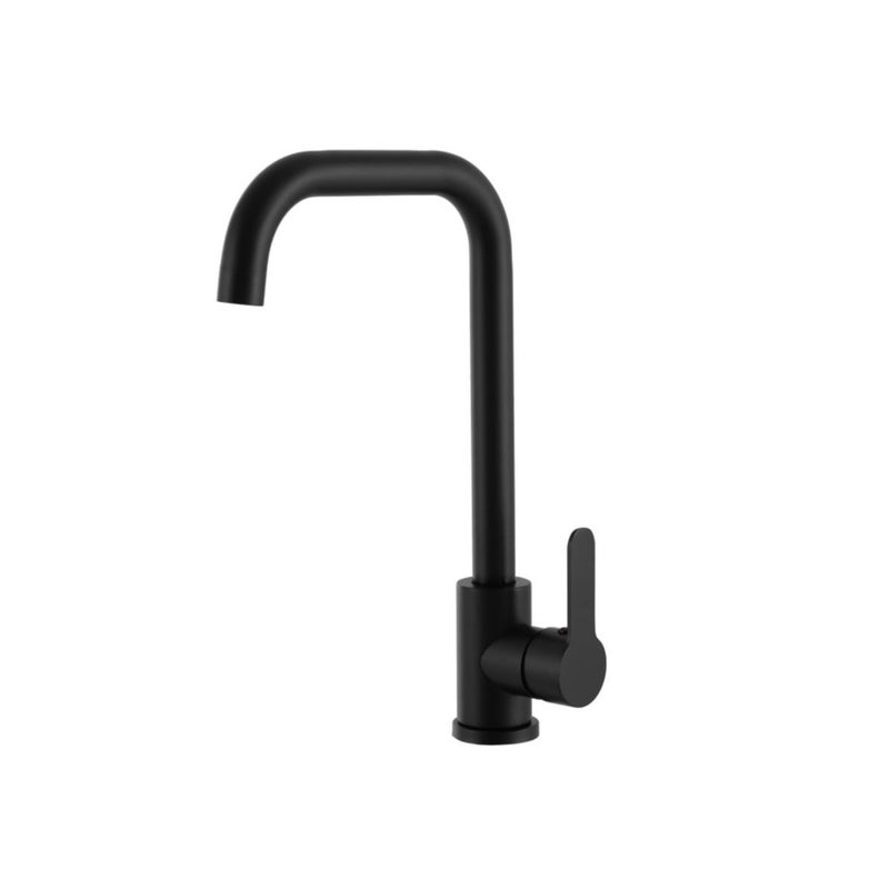 Bateria kuchenna GranMaster, Ango, jednouchwytowa z obrotową wylewką, czarna, wysoka 320 mm 1 szt.