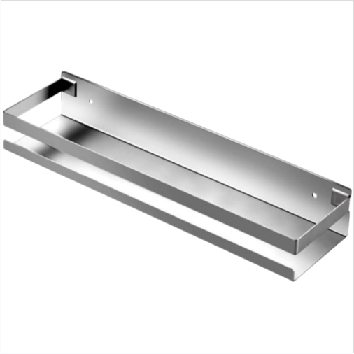 Étagère de douche en acier inoxydable sans perçage - pour barre de douche de 18 mm à 25 mm - pour shampoings et gels douche - argent | Leroy Merlin Étagère de douche en acier inoxydable sans perçage - pour barre de douche de 18 mm à 25 mm - pour shampoings et gels douche - argent | Leroy Merlin