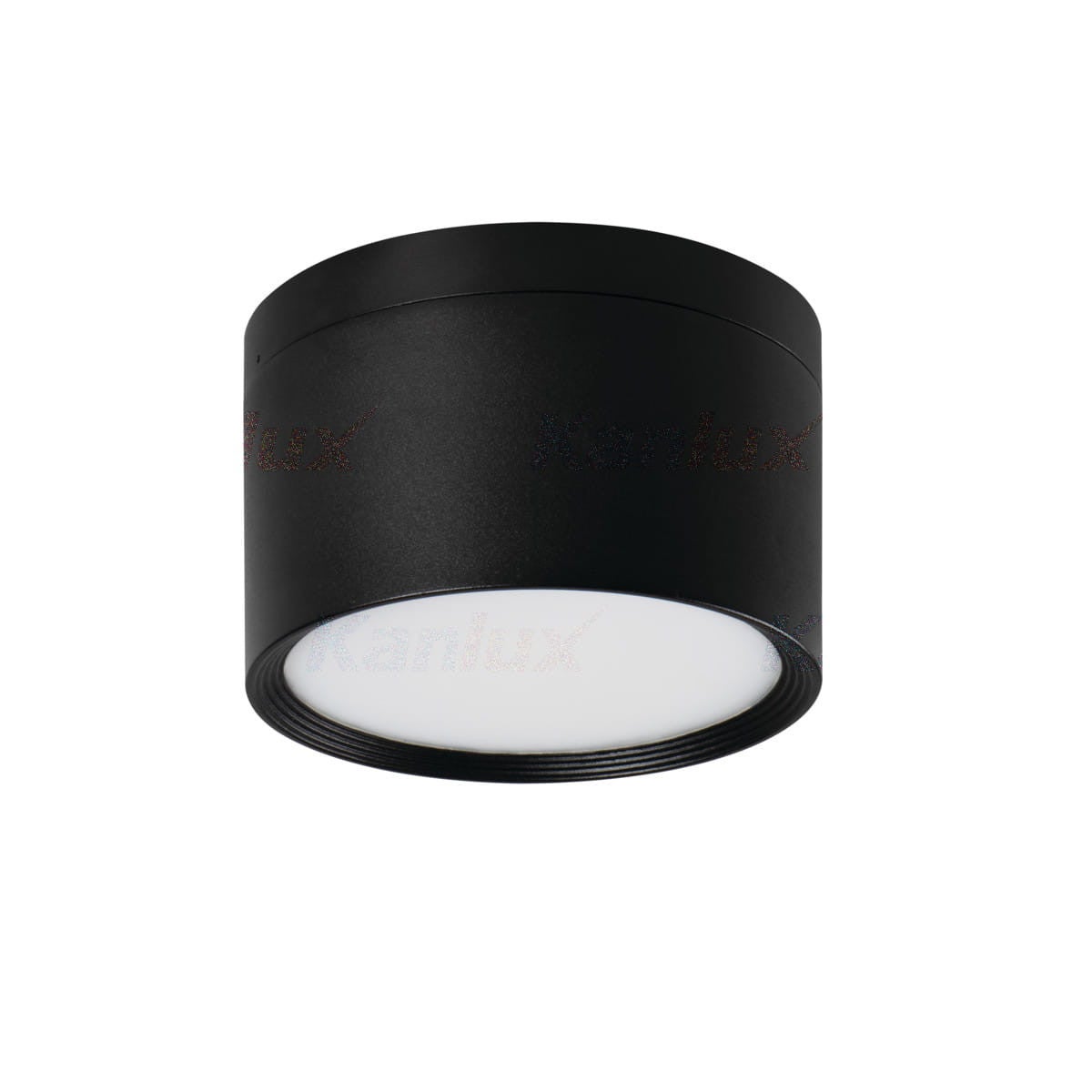 Reflektor sufitowy spot natynkowy okrągły Tiberi czarny LED 20W 4000k 2200lm wym: 17 x 17 cm aluminium Kanlux
