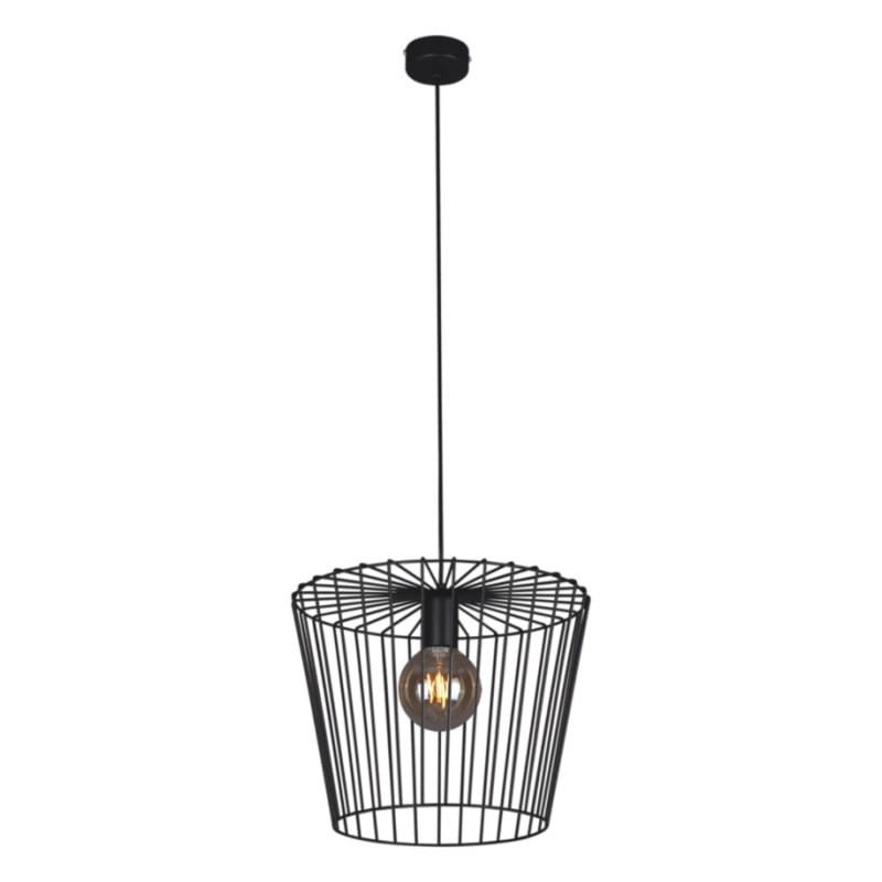 Lampa sufitowa wisząca Soul czarna 1xE27x60W nowoczesna wym: 95 x 33 x 33 cm metal Kaja
