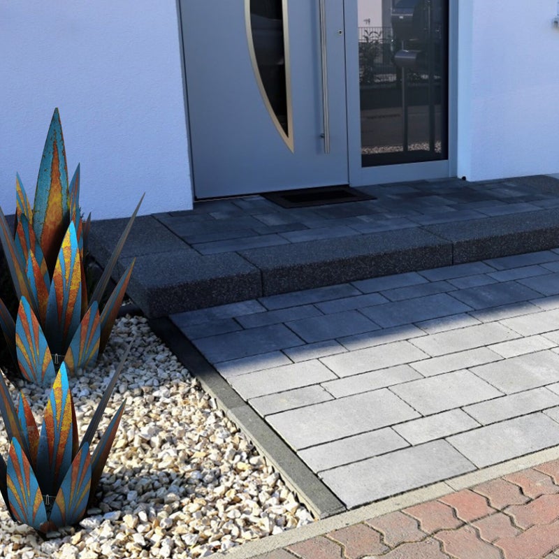 Décoration en métal représentant une plante d'agave, décoration intérieure, décoration en fer, décoration de jardin - 3