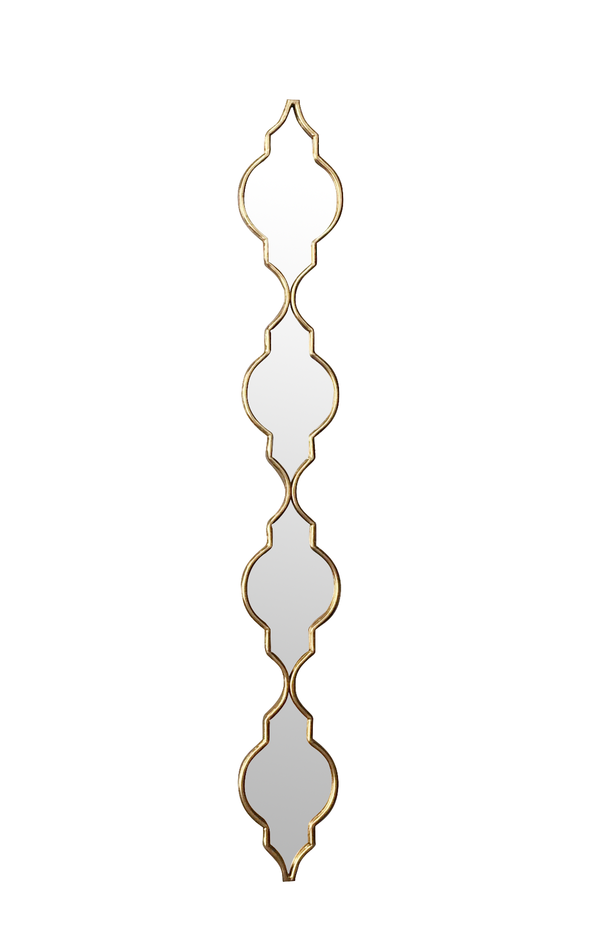 Pendentf crox ornée d'arabesques 20x13 mm - Argent 925 Doré à l'or