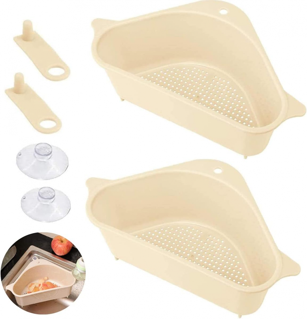 Juego 3 Coladores Fregadero Cocina Baño Anti Atascos Filtros - Temu