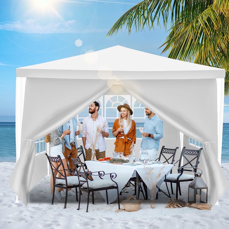 Outsunny Tessuto di ricambio per gazebo da giardino tenda di ricambio in poliestere ad alta densità 180 g/m² anti-UV 3 x 4 m Outsunny Tessuto di ricambio per gazebo da giardino tenda di ricambio in poliestere ad alta densità 180 g/m² anti-UV 3 x 4 m