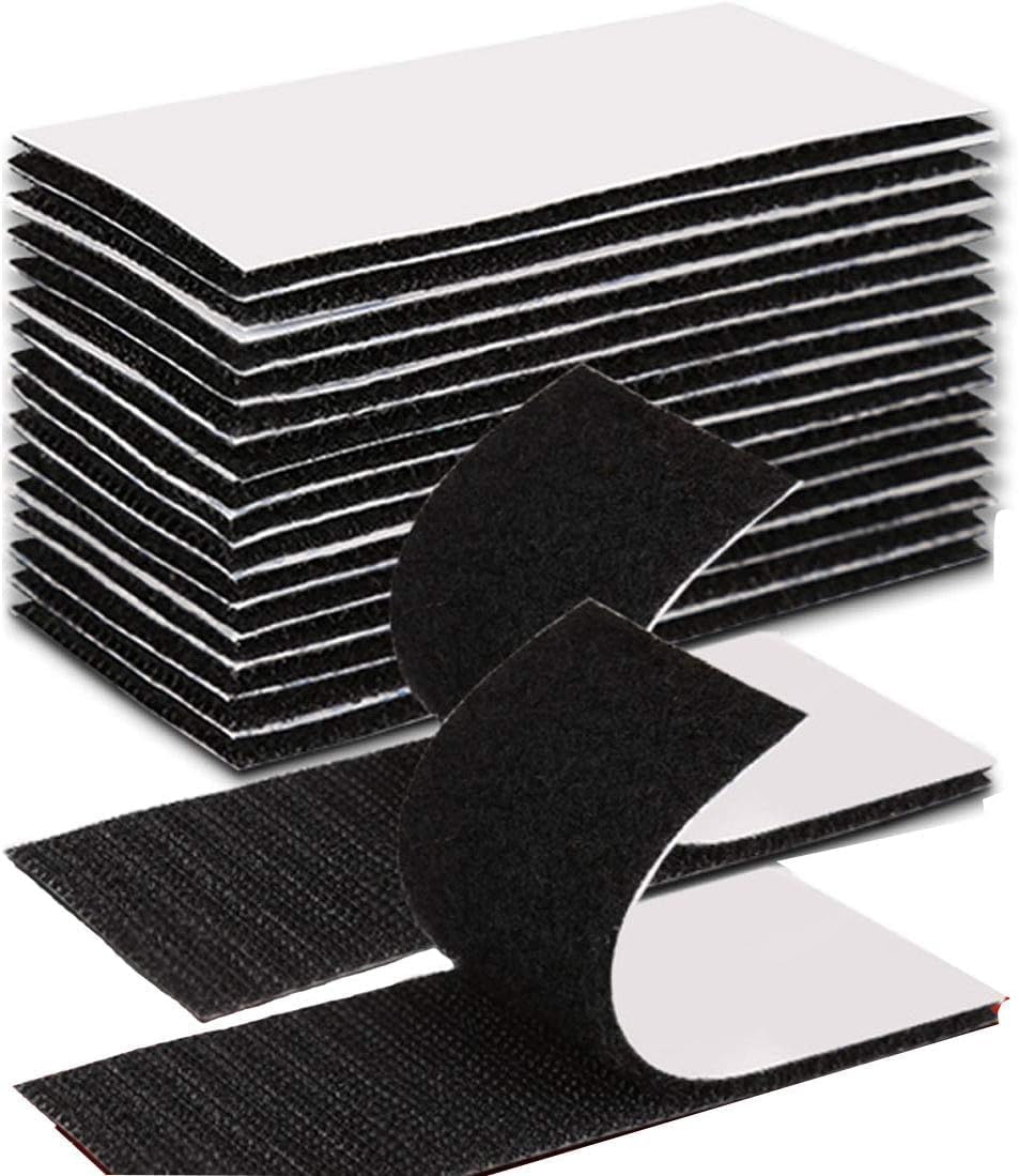 Zestaw 20 sztuk samoprzylepnych taśm o wymiarach 30 mm x 10 cm, bardzo mocnych, dwustronnych, prostokątnych, samoprzylepnych, dwustronnych