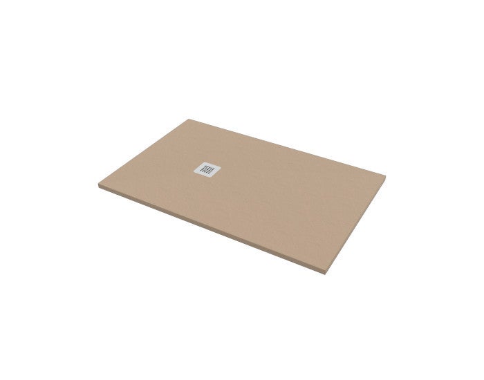 Receveur de douche aux dimensions de 80x140 cm en couleur sable effet ...