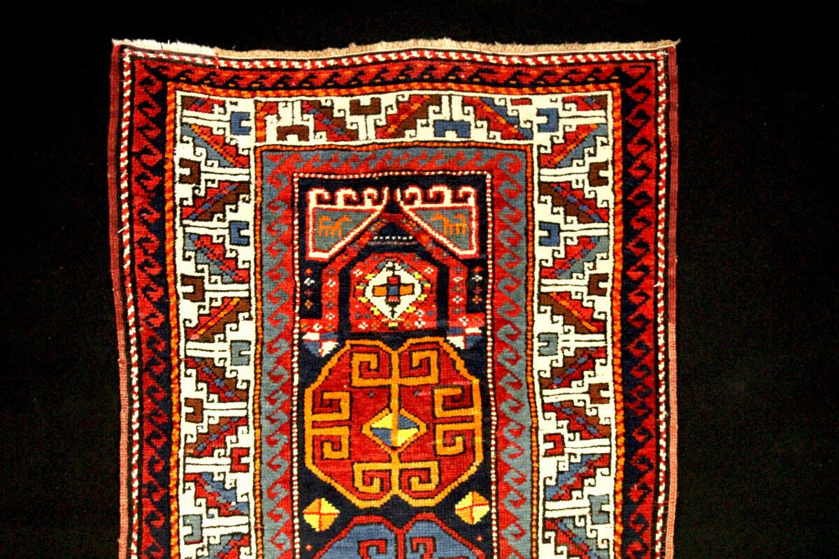 Oryginalny ręcznie robiony orientalny dywan, wymiary: 163x76 cm z certyfikatem autentyczności