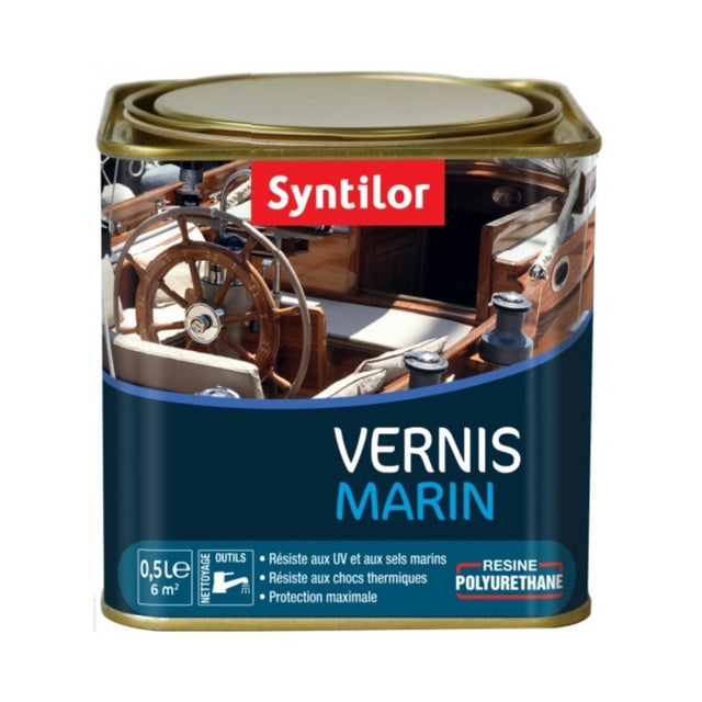 Vernis marin incolore Syntilor: brillant, mat ou satiné