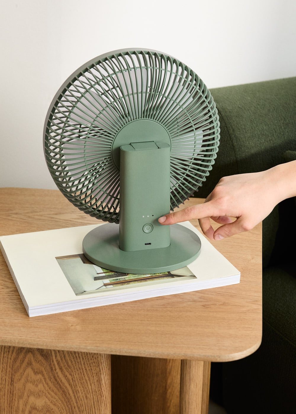 CREATE - AIR DUAL COMPACT - Ventoinha de mesa e parede recarregável 10 W - 4