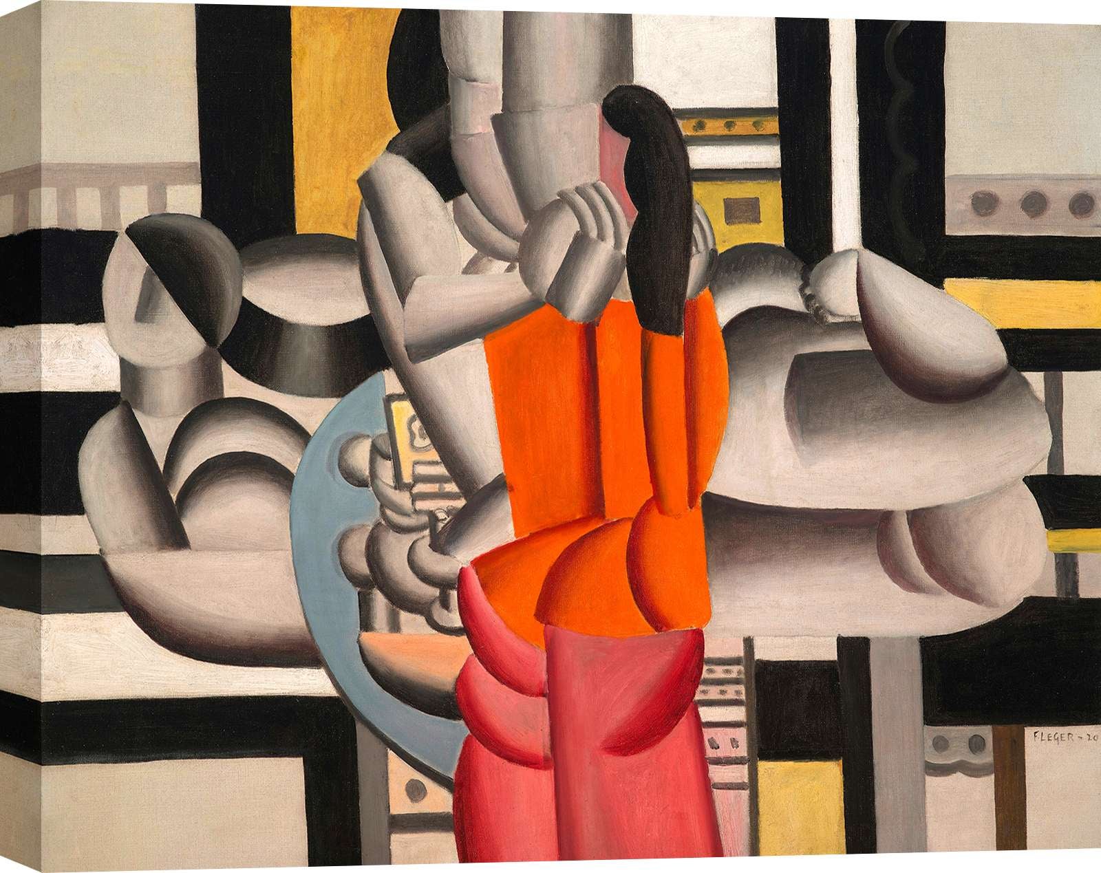Tableau sur toile Fernand Léger - Dejeuner - 70x50 cm | Leroy Merlin