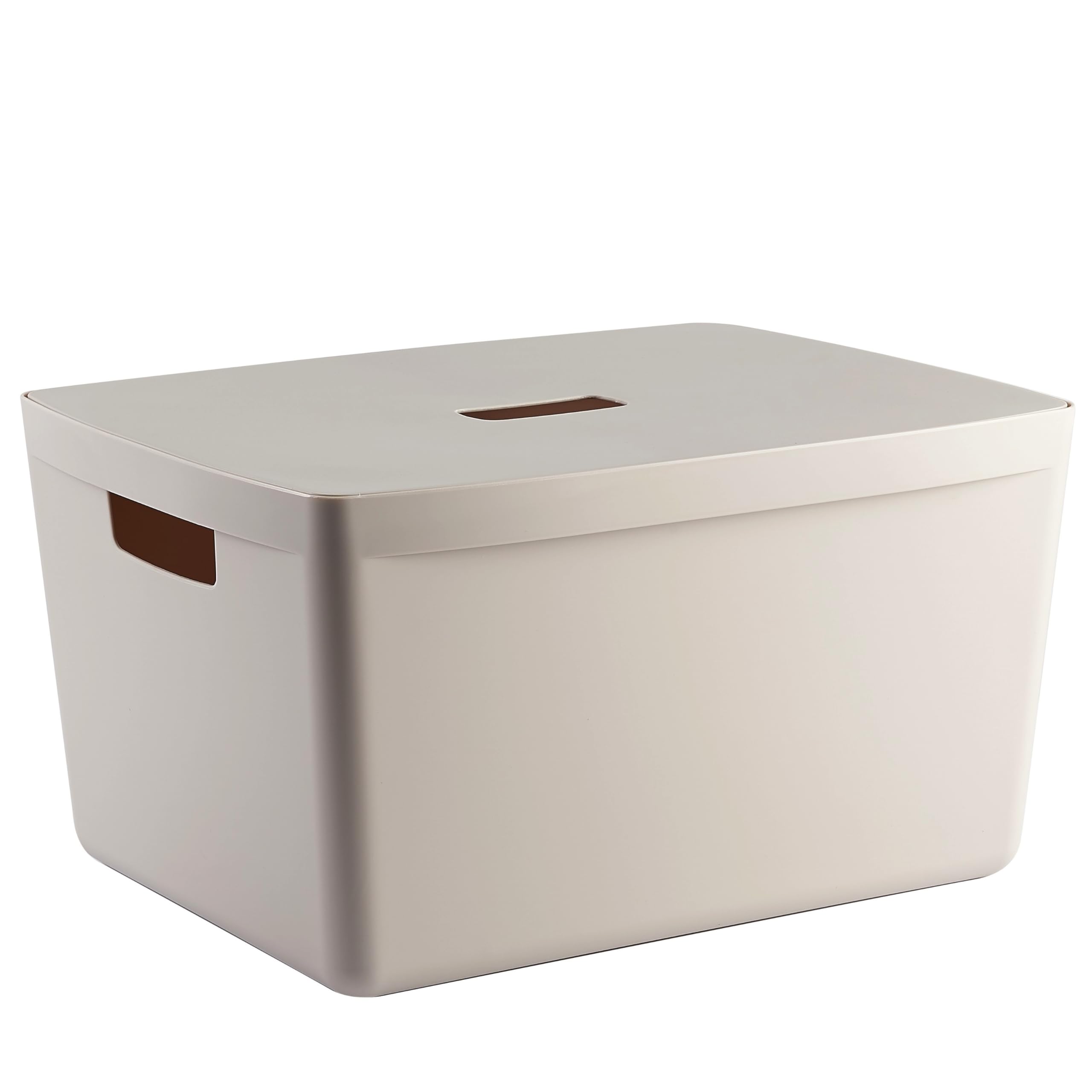 4 Contenitori Portatutto In Plastica 25x17x10 Cm – Ceste Organizer Per Cucina, Bagno E Armadio (Grigio) - 2