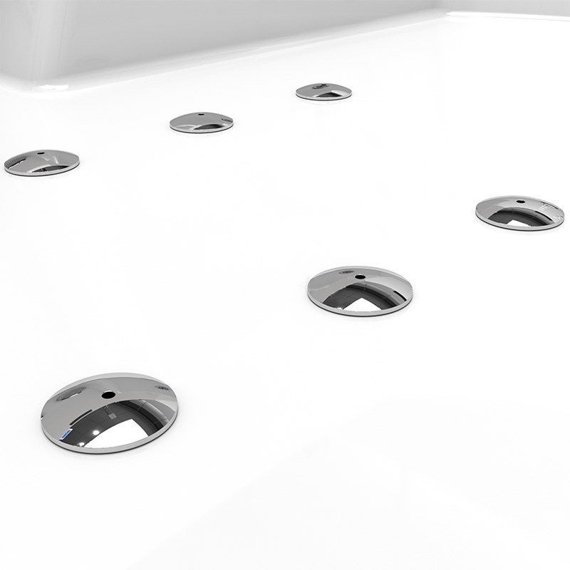 Baignoire balnéo d'angle 150x150 cm MAKEMO IMASSAGE - 6