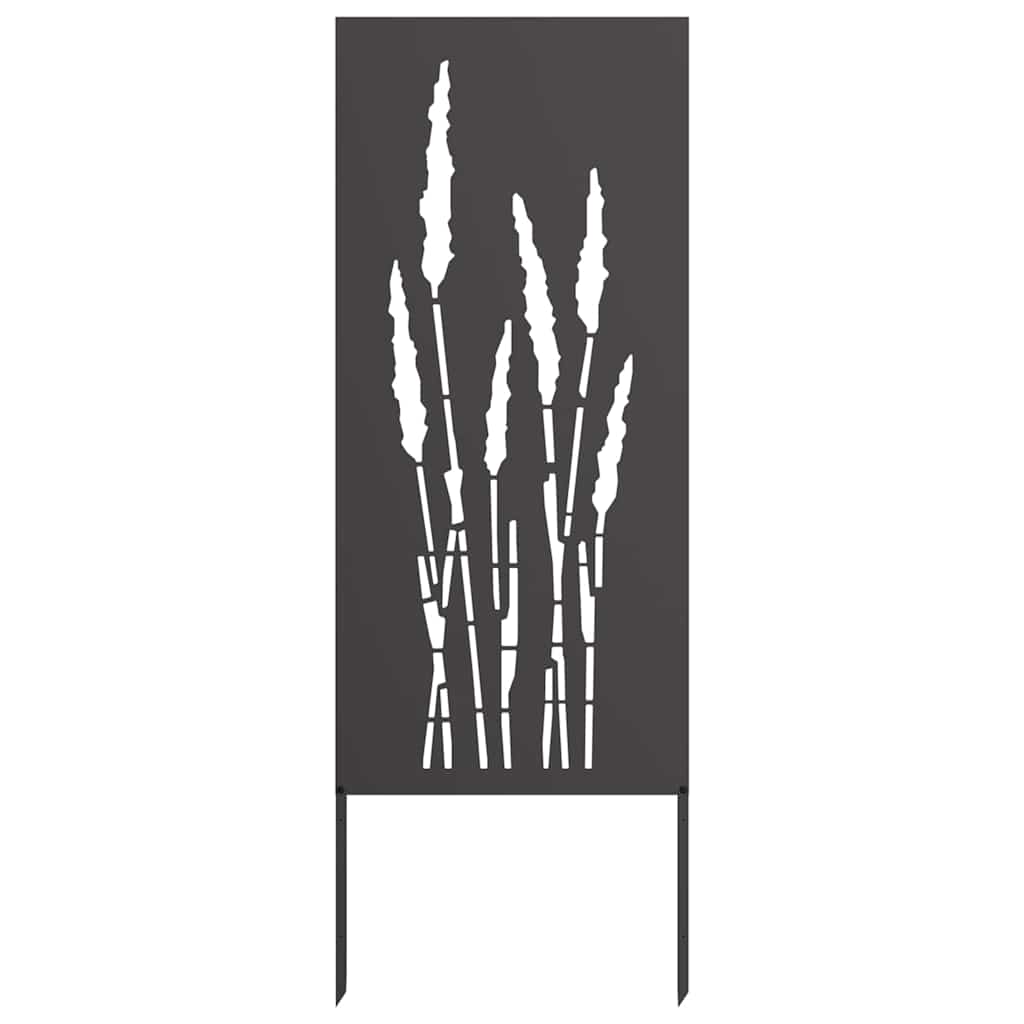 Écran de confidentialité de jardin Floral Noir 50 x 140 cm vidaXL - 2