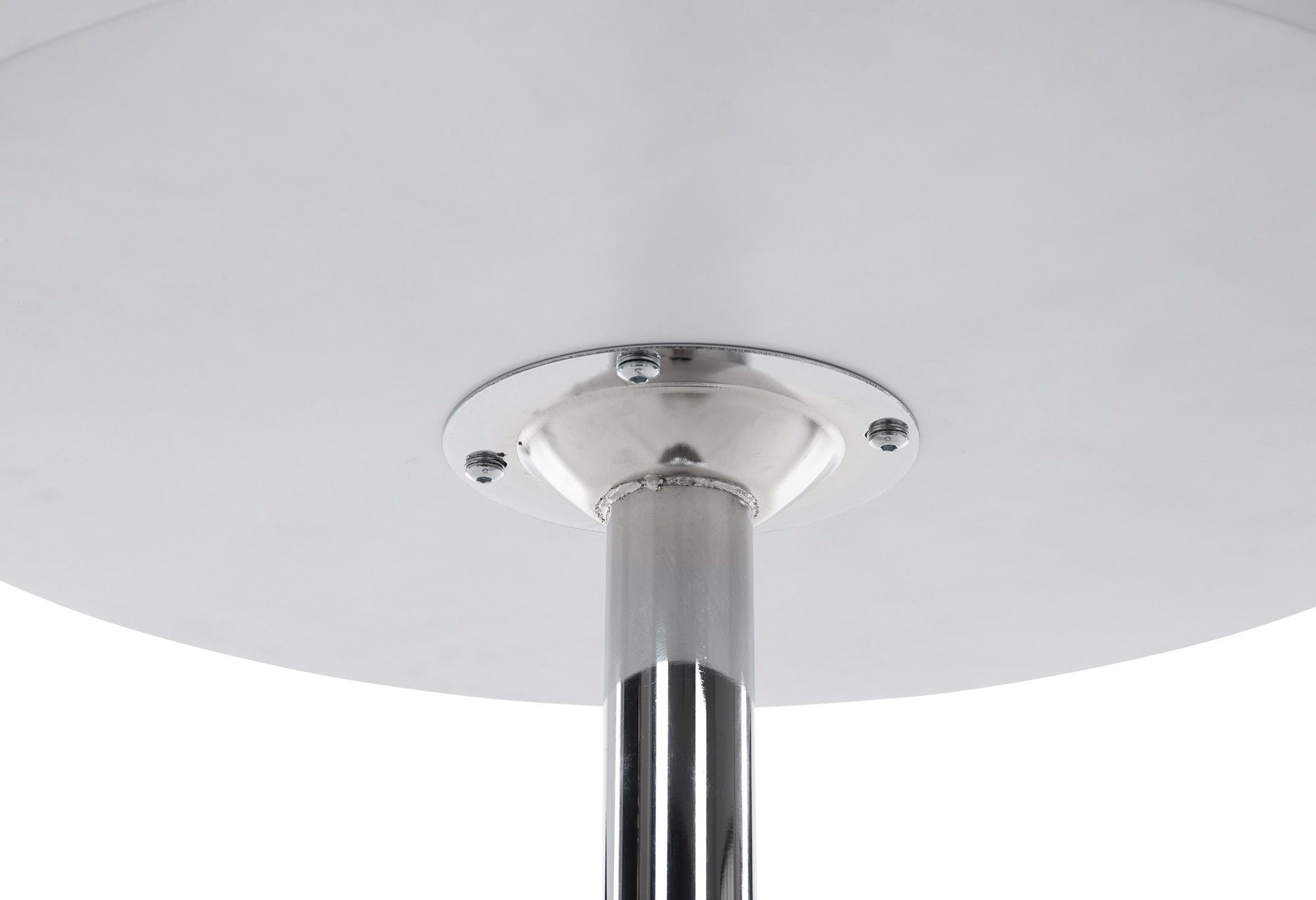 Table haute ronde Ø 60 cm Blanc - 5