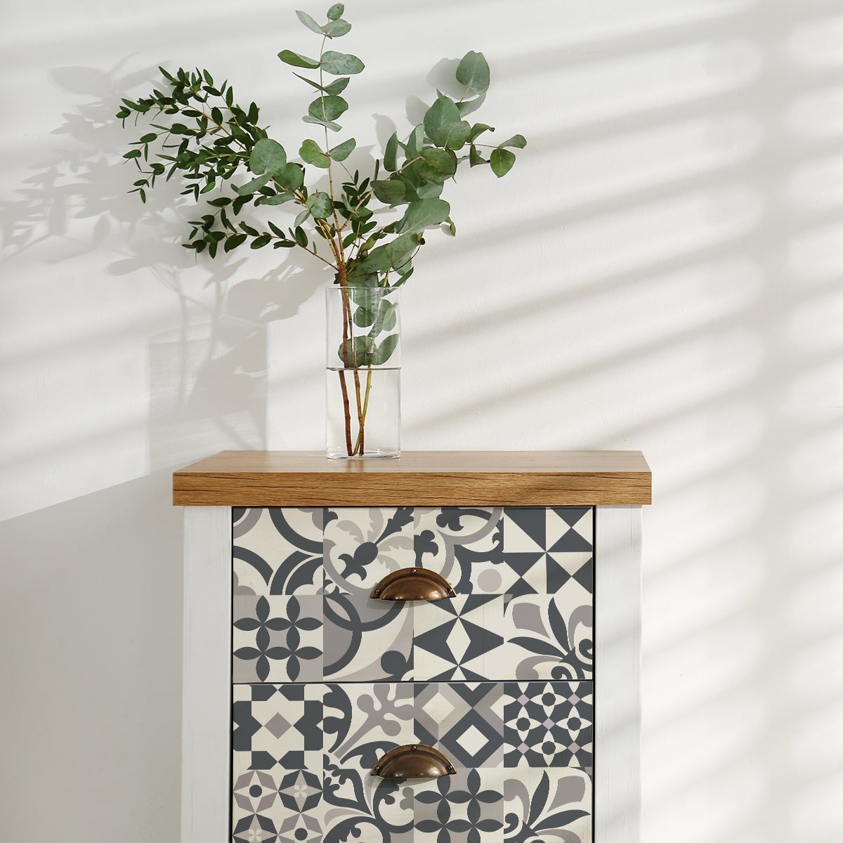 24 adesivi piastrelle di cemento mobili linza - Sticker adesivo - adesivi murali - 24stickers20x20cm - 3