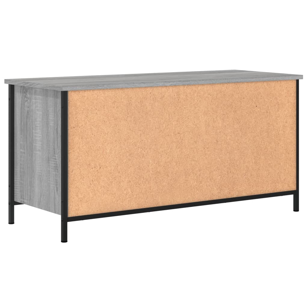 Meuble TV Sonoma gris 100x40x50 Bois d'ingénierie - 6