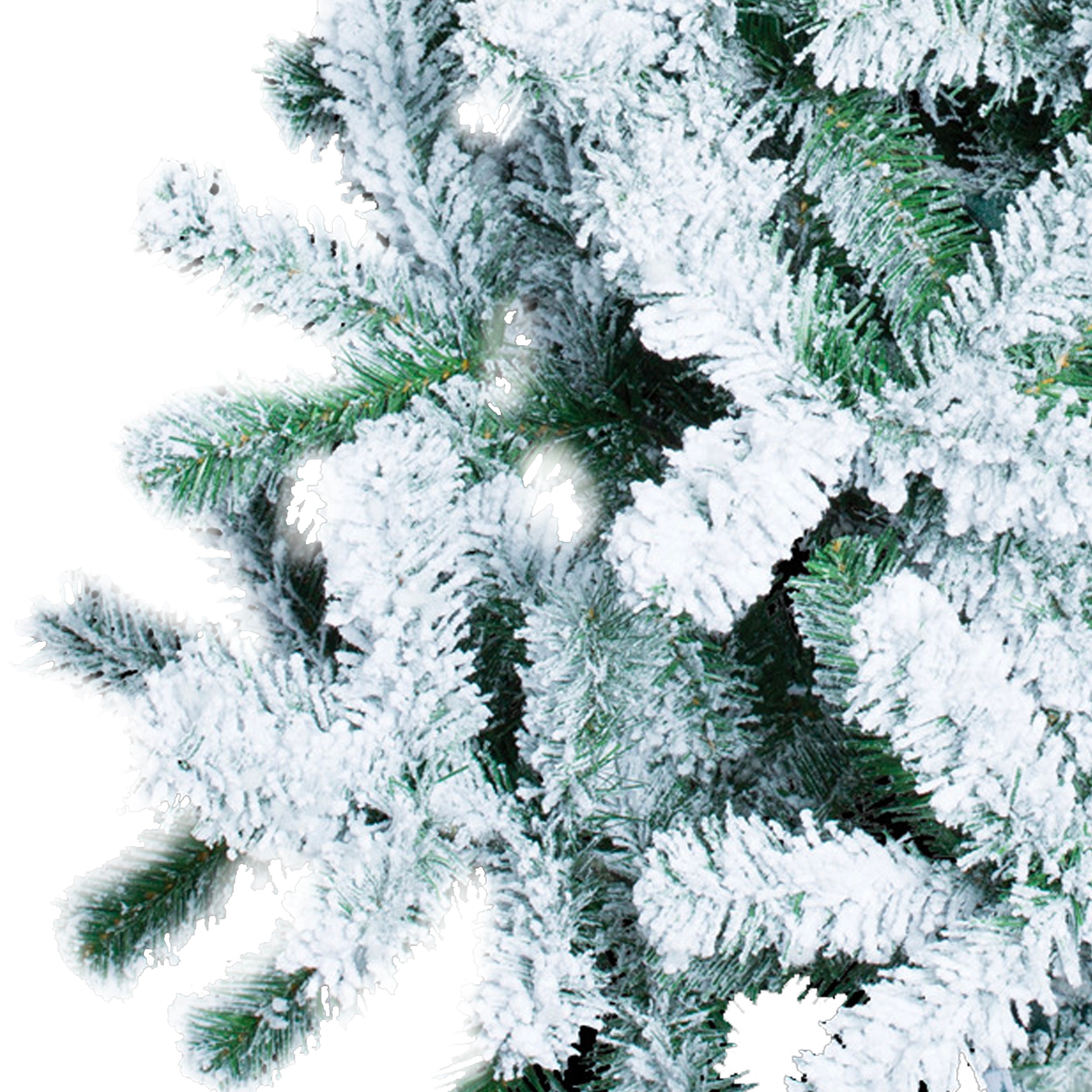 Sapin de Noël Neige Artificielle 150cm Floqué - Feeric Lights & Christmas - 4