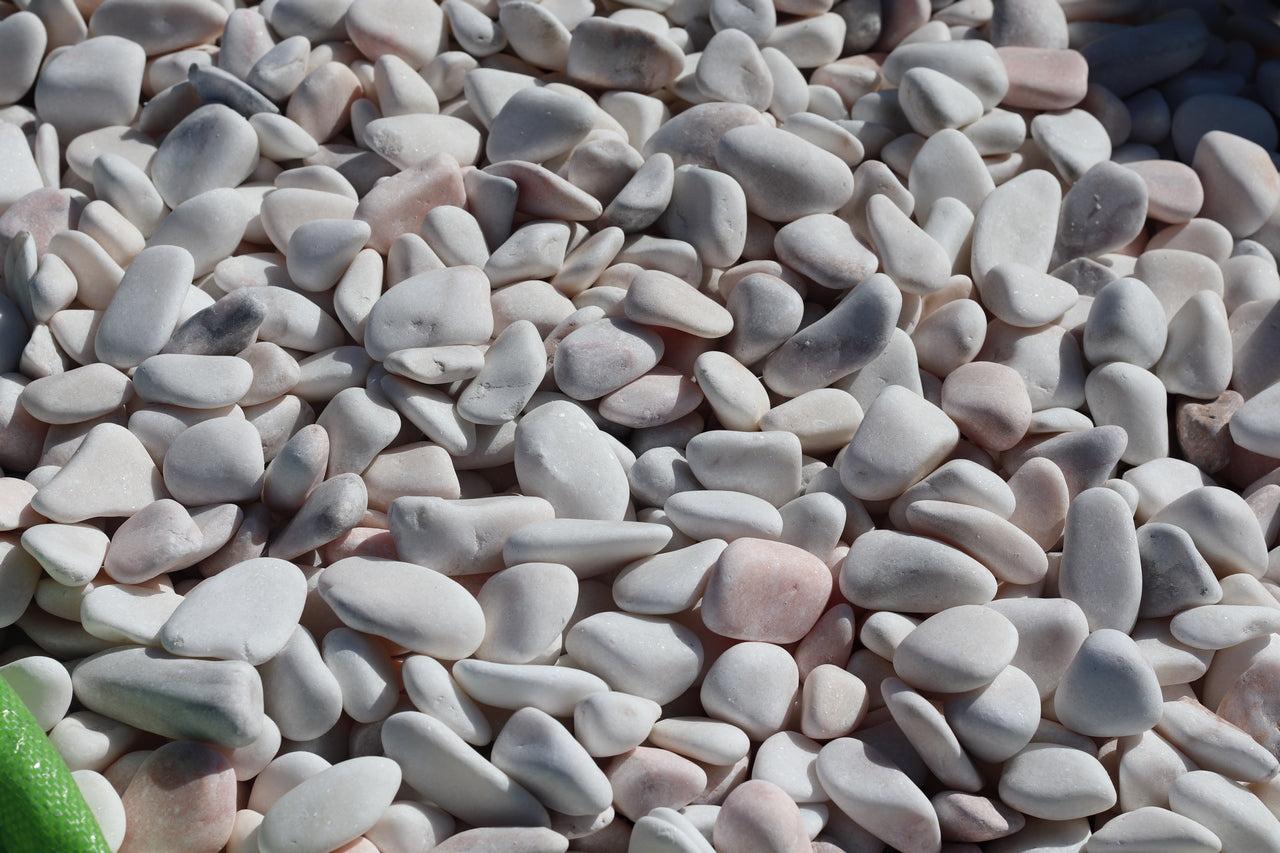 Canto rodado Blanco Rosa Saco 20 kg. / 60-90 mm - 9