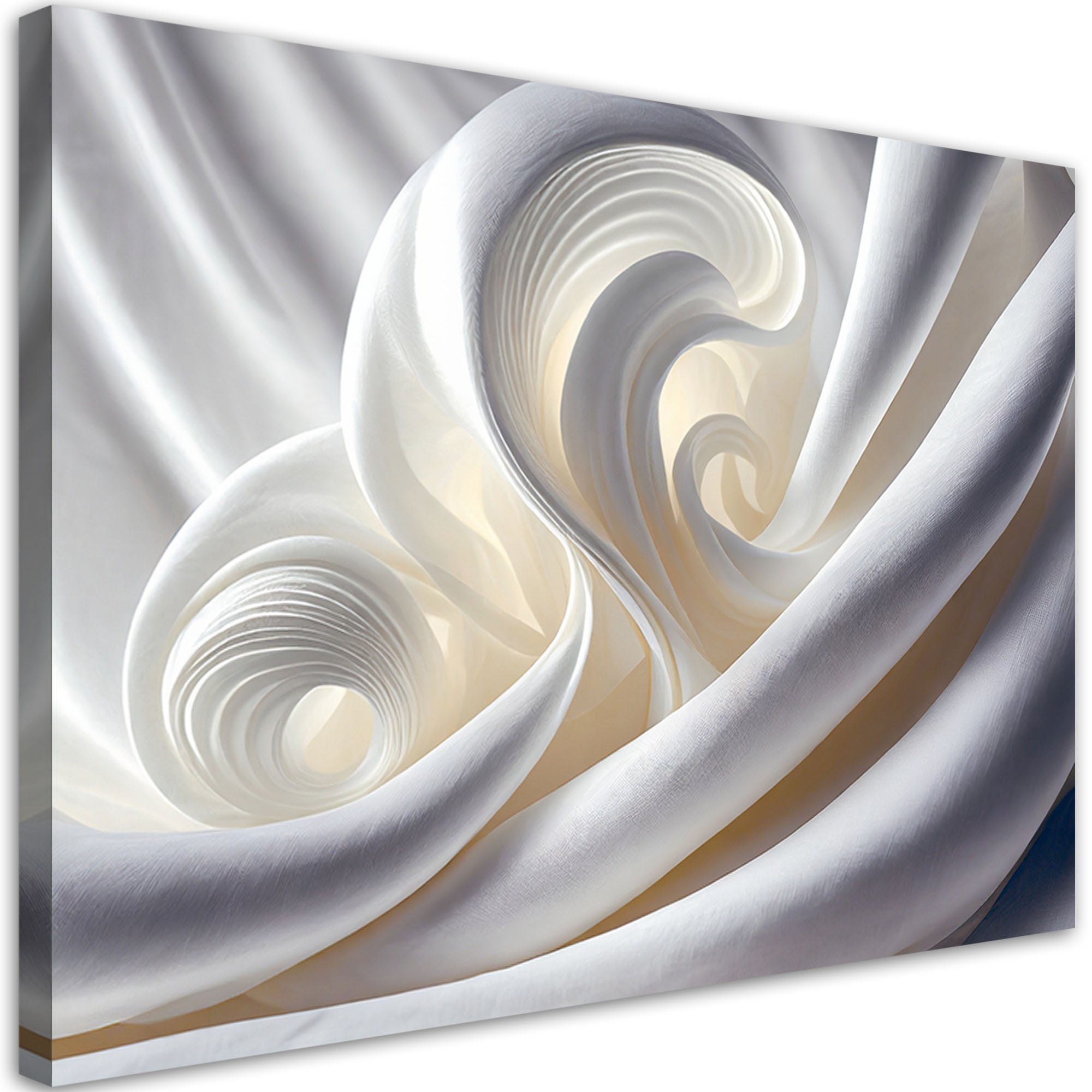Obraz, Biała abstrakcja 3D 100x70