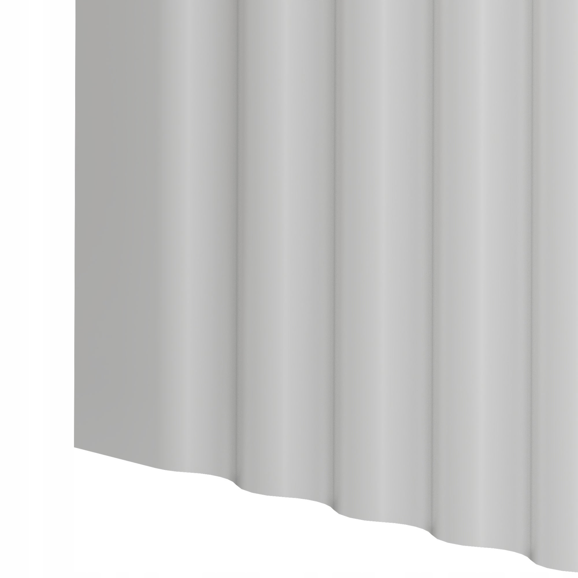 Słupek łazienkowy AQUA 35x130 cm biały ryflowany front złoty uchwyt - 4