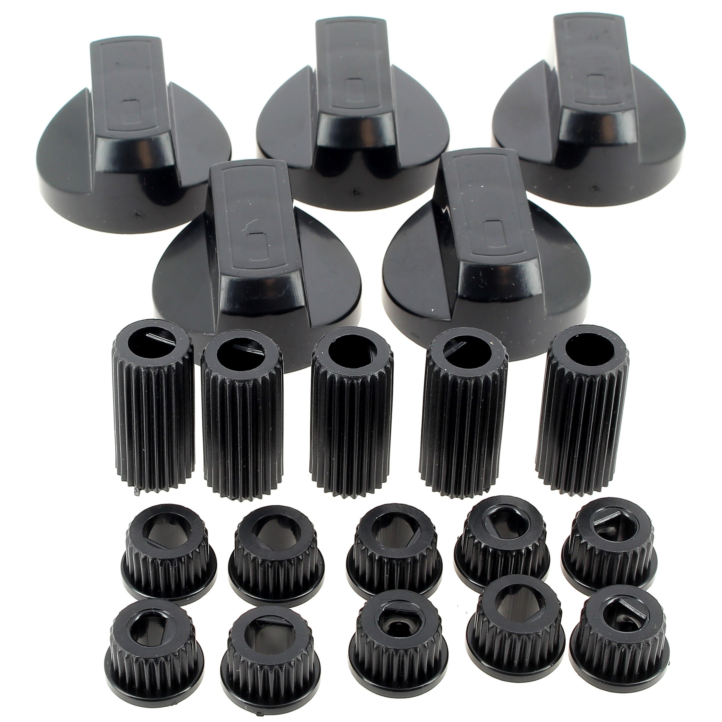 Bouton universel noir multi-axes par 5 - cuisiniere - 2