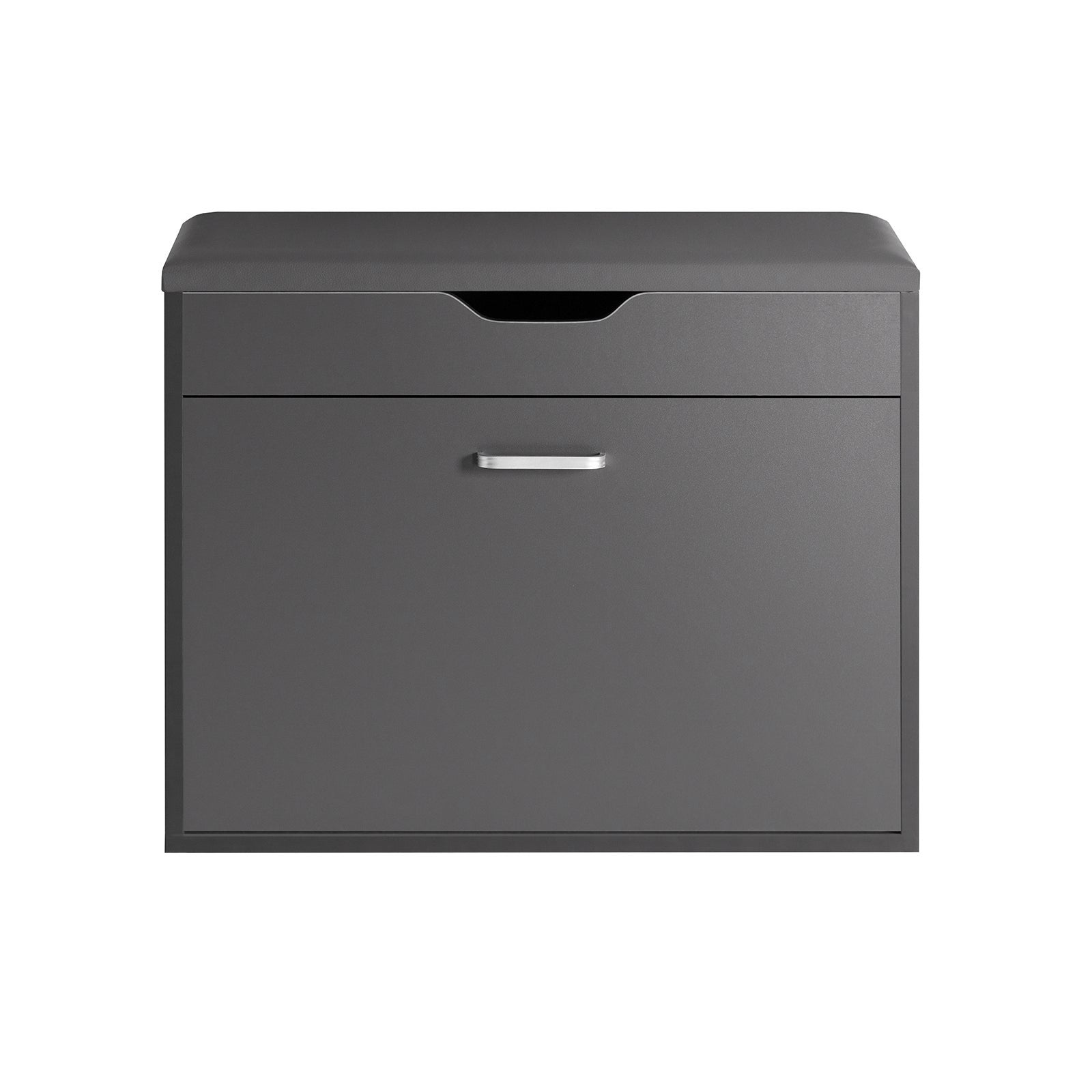 SoBuy Scarpiera Salvaspazio Bianca 60x30x50cm - Pieghevole, Con Cuscino, Portascarpe Per Corridoi - Foto 9