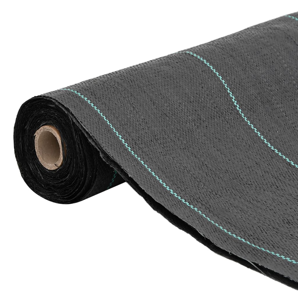 vidaXL Membrane Anti-Mauvaises Herbes Vert 1x100 m PP, Tissu Anti-Mauvaises Herbes, Membrane de contrôle des Mauvaises Herbes, Tapis de paillage