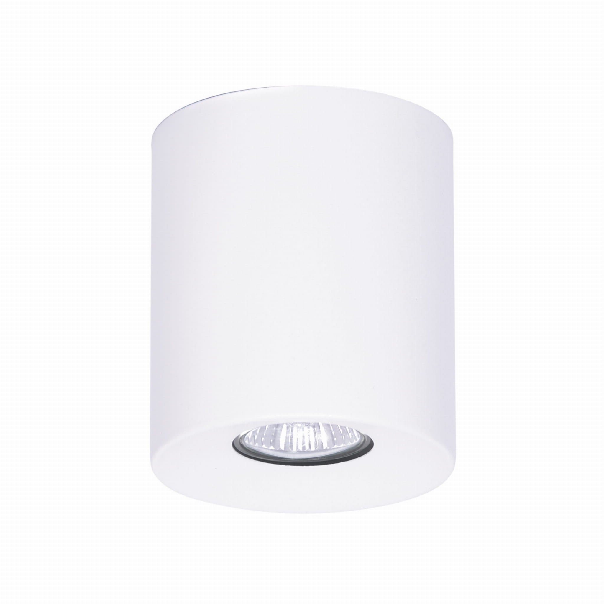 Reflektor sufitowy spot natynkowy Horn okrągły biały 1xGU10x10W wym: 11 x 11 cm metal Kaja