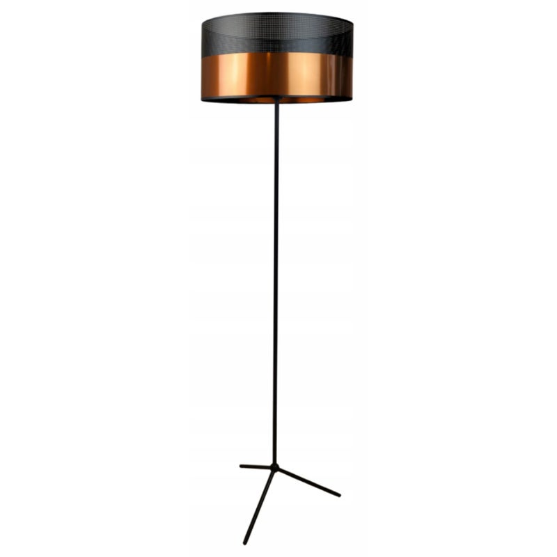 Lampa stojąca podłogowa z abażurem walec 40cm CARALA