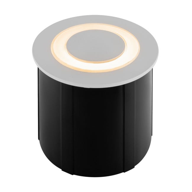 Spot encastré sol Maytoni LIMO LED 3W 3000K IP65 blanc | Leroy Merlin