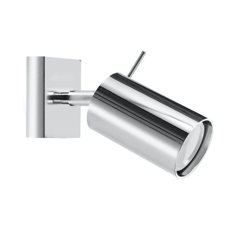 Kinkiet ścienny Ring chromowany 1xGU10x40W wym: 8 x 15 x 15 cm metal IP20 Sollux Lighting