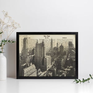 Kit 5 Tableaux Sur Toile NEW YORK BROOKLYN - NYC-07 - 110x60 Cm, Décoration Murale