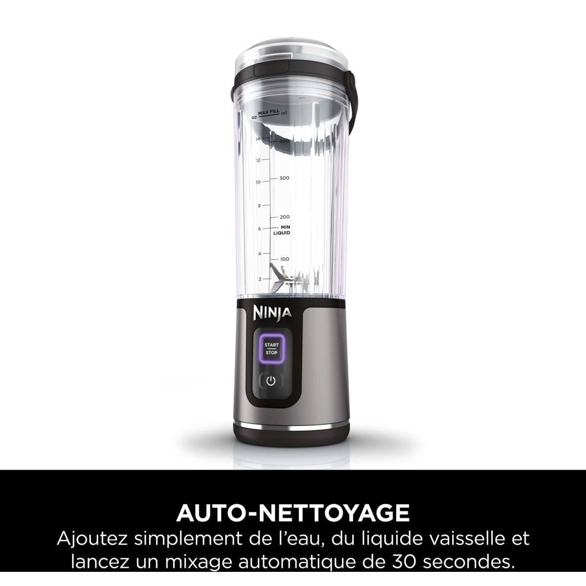 Blender NINJA blast BC151EUBK noir sans fil - 2