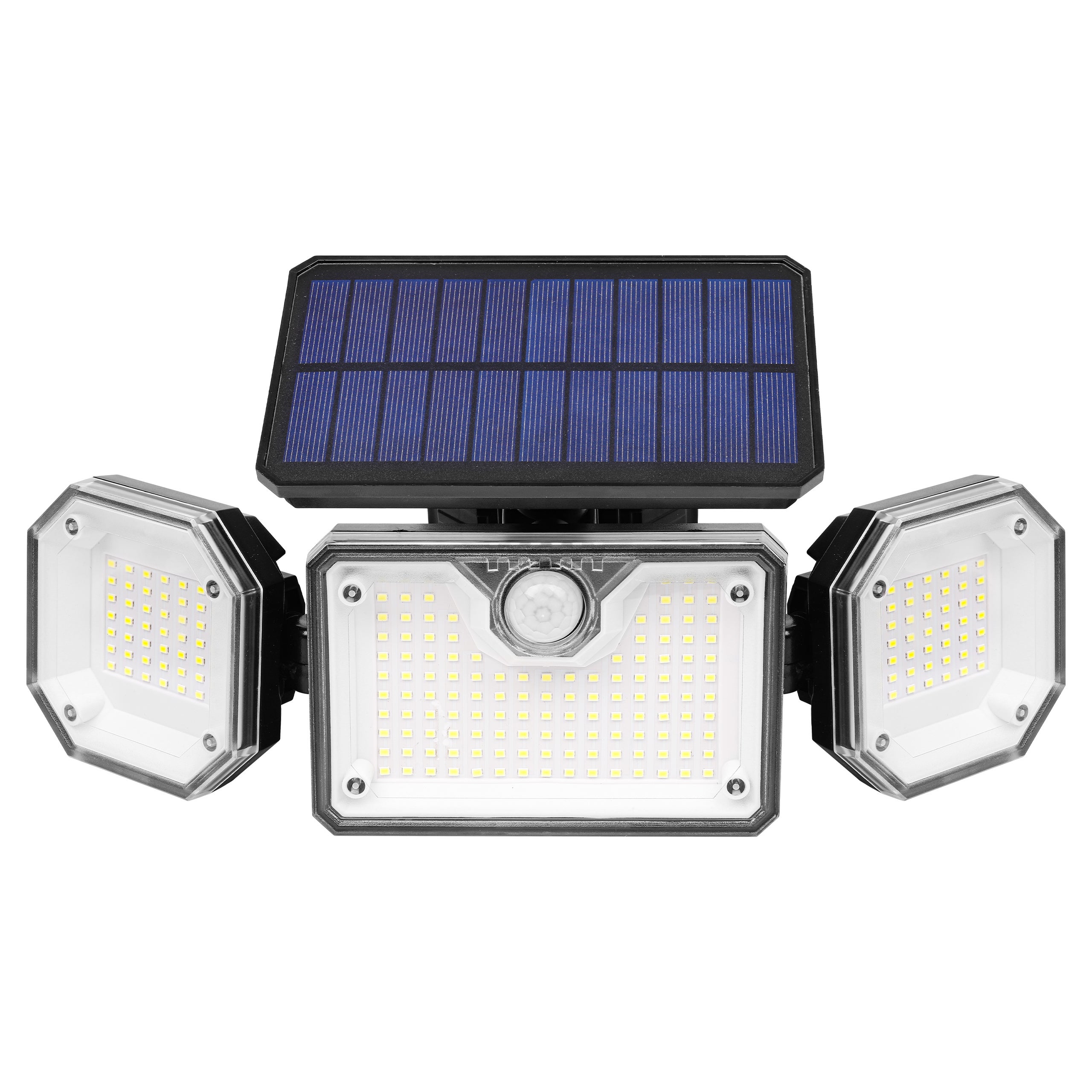 Naświetlacz solarny LED czujnik ruchu PIR 10W 6000K z pilotem lampa uliczna halogen MasterLED